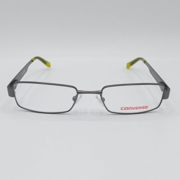 NEW CONVERSE EYEGLASSES FRAME ZAP GUNMETAL YELLOW RECTANGLE KIDS RX 47-… - Picture 3 of 8
